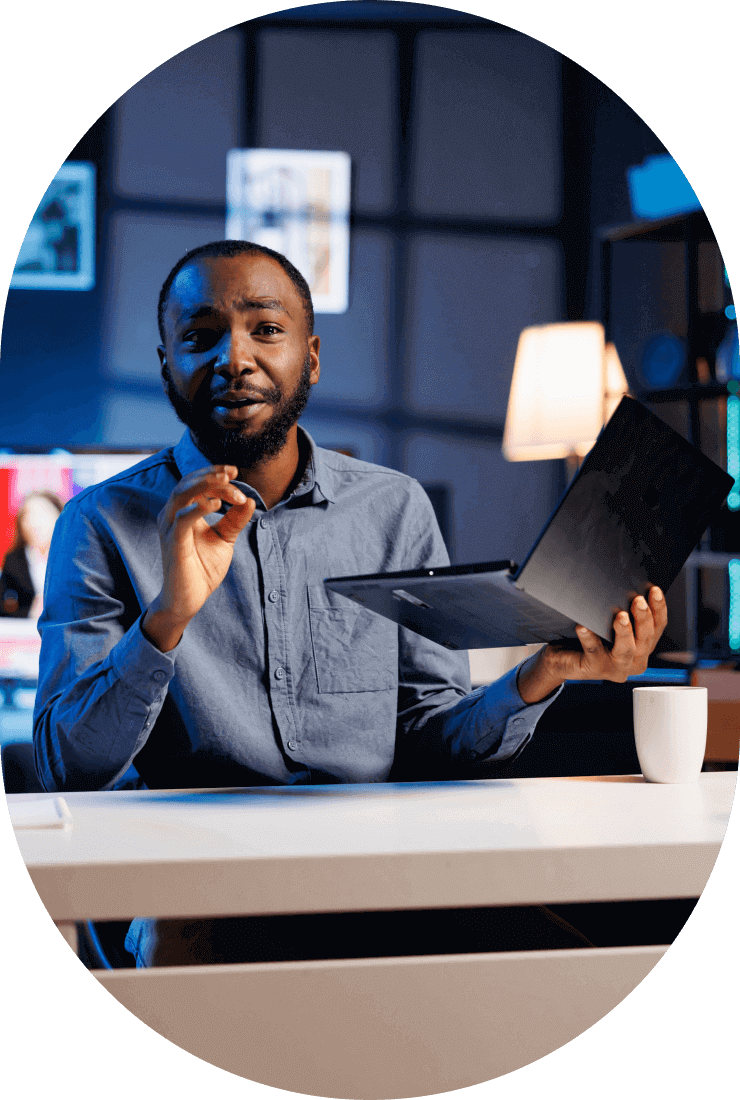 SEO strategy meeting